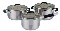 Набор посуды из нержавеющей стали (6 предметов) ИРХ1235